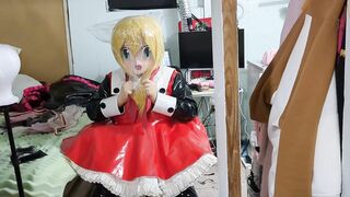 Roll Cosplay Kigurumi Double Layered Breathplay and Vibraitor