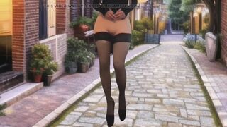 HOT STREET NUDITY IN THE PUBLIC OUTDOOR PASSION MARVELOUS LADYBOY SLENDER TRANSSEXUAL MODEL COSPLAYER SOLO PERFORMER