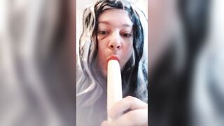 Jasmine & her boyfriend sucking bananas that u desire was your knob