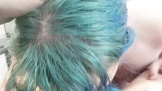 Oriental Tinder Date Gives Trans Woman A Sloppy Mouthful Of Cum That Babe Spits And Swallows