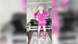 Hawt tv whore satin sissy compilation