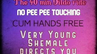 The 40 min Sex Toy Ride directed by a youthful t-girl