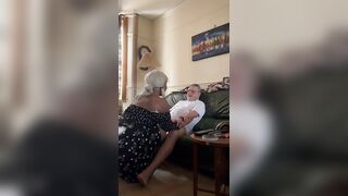 TS Gave Russian Dad Smutty BJ