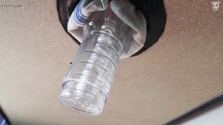 Hands free Fleshlight bang on table