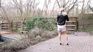 Vintage mother I'd like to fuck & Jerking Off Satin Sissy