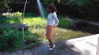 Posed for the Cameraman - afterward this chab banged my moist bum