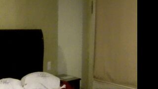 T-cutie Nikki Montero in Mexico mirror selfie masturbation with shemales