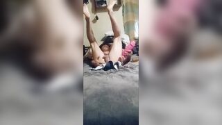 Lexiee getting drilled by a giant sex toy