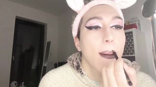 Sissy male feminization with hard step dad suck and bang