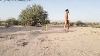 pretty Trans nude in public with very sexy heels and precious legs adorable dong