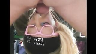 Slavery Filthy ThroatPie For Cute T-Girl