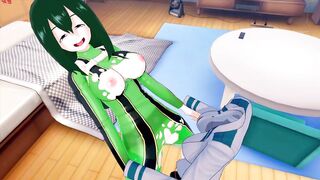 FUTANARI MY HERO ACADEMIA TORU HAGAKURE X TSUYU ASUI (CG COMICS)