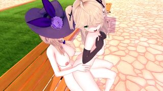 SHEMALE HENTAI Genshin Impact Lisa X Fischl CG COMICS