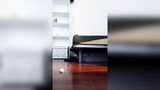 Cum1ra indulges in anal pleasures another time with double huge sextoy