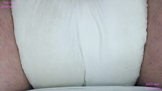 Up Close Flooding & Squishing My Thick Diaper