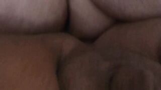 Thick Teen Trans big beautiful woman Screwed Bareback and Gets a Facial