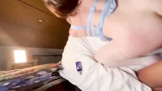 Ts Diana Deelight gets Slutted out by sexy dad