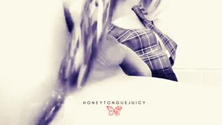 Riding BBC 8inch Vibrator and Gaping