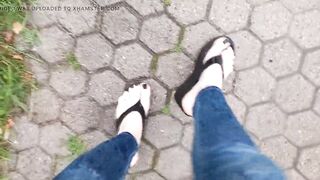 hot feet in the rain