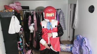 PVC Cosplay Kigurumi Breathplay in homemade hood Lengthy Version