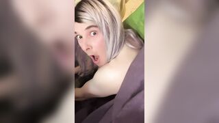 Sissy banged by stranger in gloryhole room