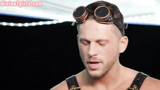 Small transgender banged in missionary by constricted anal opening