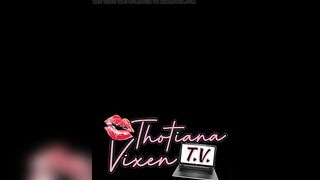 Ebony Tgirl Strokes her BBC and Nuts Everywhere!