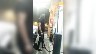 Gas Station fill up during the time that crossdressed