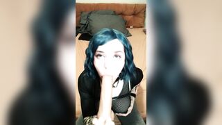 Hawt Punk Chick Cums Home From The Gym Begging to Suck It [Girlfriend Experience] *Sloppy Ahegao*