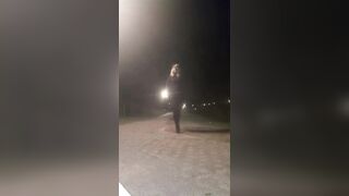 Crossdresser MagdaCD public walk compliation