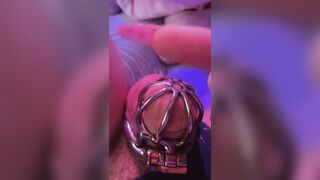 Trans Hotty Chastity Tease