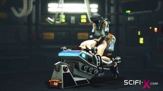 Super hawt hotty getting cuffed and banged by sexy tgirl with a giant ramrod