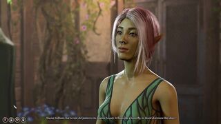 mindflayer and nymph caught by half-illithid tiefling, gets rewarded with pure ecstacy