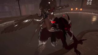 [VRChat] Taking Devil doggy style in the pool - Pool enjoyment Part two