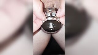 Sissy in negative chastity cage
