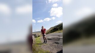 Crossdresser Daisy's 1st time out in the open .