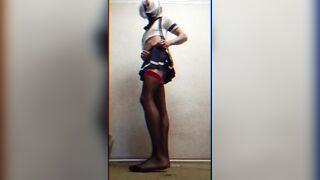 Russian crossdresser fresh look shemeli