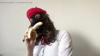 Banana sucking sissy floozy