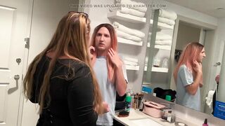 Dude Caught Wearing Roommate's Wig