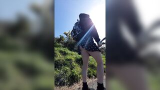 Costume held up by bag, I didn't notice