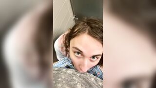 Trans pair public BJ in grocery store (OF Preview)