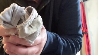 POV Panty Domination - OPEN YOUR THROAT - Smack my JUICY soiled pants