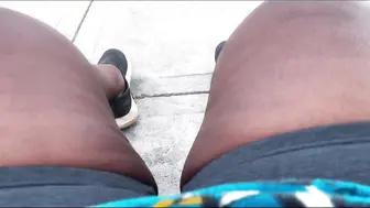 Thick Transwoman haunches