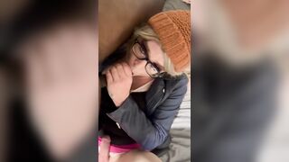 Sissy swallows bbc cumload