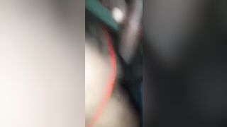 Playing with her knob until cum large load