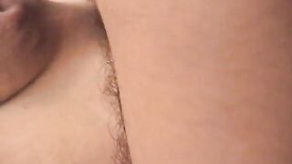 Tgirl sucks on a hard jock and stud plays with her breasts