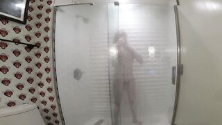 Kitty Kaash in the Shower