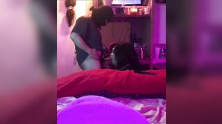 Trans big beautiful woman gives head to her bestfriends brother on the low