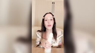 trans beauty - showing off my unfathomable mouth skills until i choke drool and cry - greater quantity on OF