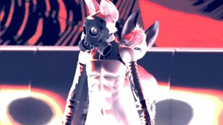 Yiffing Furrys // Cat and Wolf On The Roof // by DonutKnot